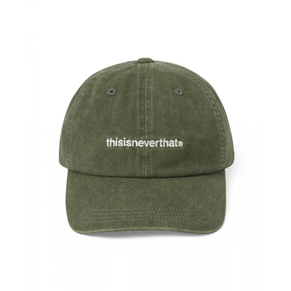 Thisisneverthat Кепка с логотипом T, вымытый хаки