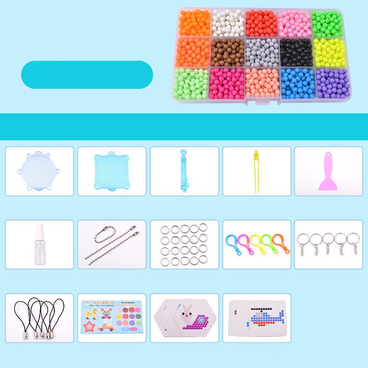 2400pcs DIY Fuse Bead Plastic Perler Beads Toys Funny For Kid DIY Crafts Gift