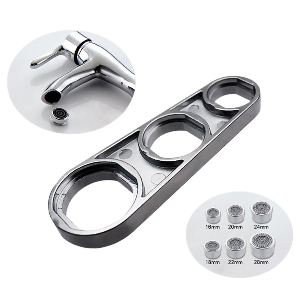 6IN1 Faucet Wrench Tool Water Outlet Aerator Wrench Faucet Nozzle Filter Repair Tool Filter Head Replacement Disassembly Tool