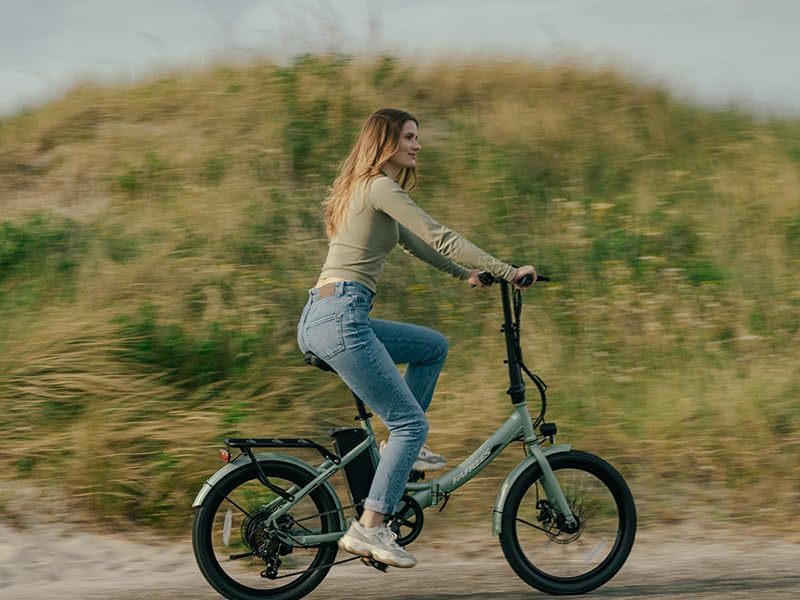 Fafrees F20 Light Folding E-Bike 36V 20Ah Battery 250W Motor 20" Compact Electric Bike 7-Speed Shimano