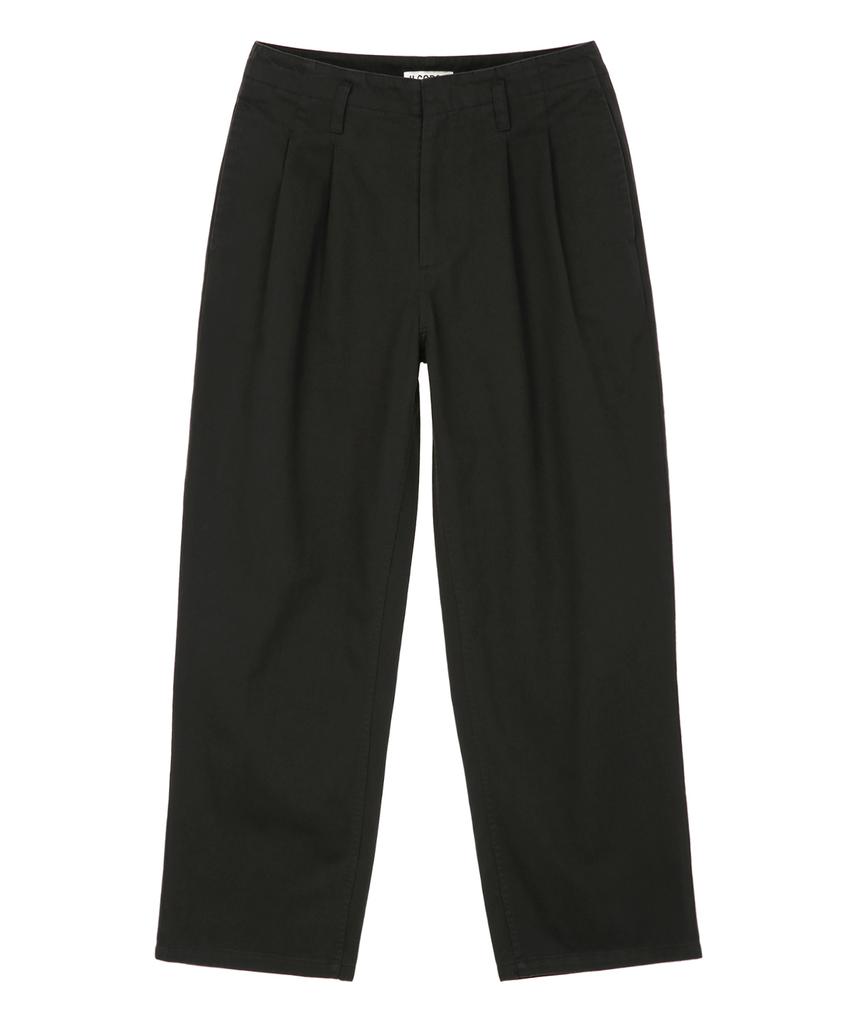 IL CORSO Nouki Double-Pleat Chino Pants Black Iepa5F007Bk