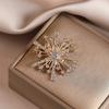 Snowflake Brooch, A High-end, Light Luxury Diamond-encrusted Pin, Fashionable Suit Jacket, Corsage and Accessory