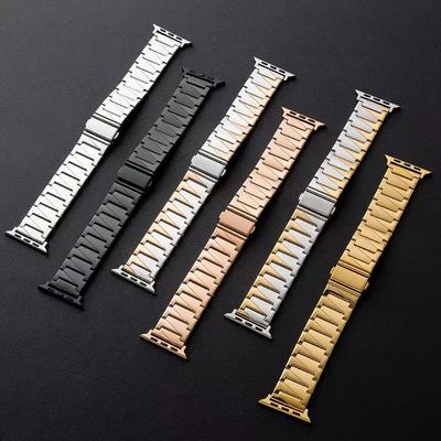 Металлический ремешок для Apple Watch 45 мм, 44 мм, 49 мм, 40 мм, 41 мм, 42/38 мм, браслет для Iwatch Series 6, 7, 8 SE 5, сменный браслет