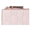 Gucci GG Emblem Key Pouch With GG Embossed Pattern Women Accessories Pink Gold 847205-AAFDV-5734