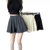 Летние балетные кюлоты в корейском стиле: Женские шорты-юбка А-силуэта с широкими штанинами и высокой посадкой.
