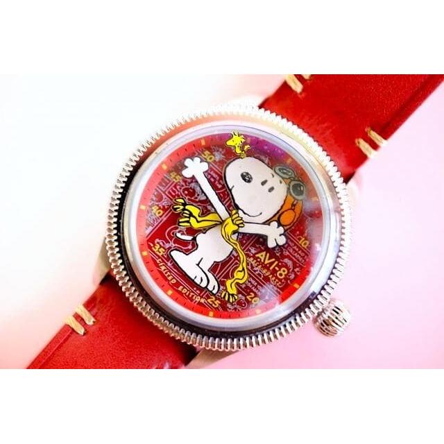 Б/у AVI-8 Snoopy Peanuts 75-летний юбилей Ограниченная серия 400 штук Летчик-ас