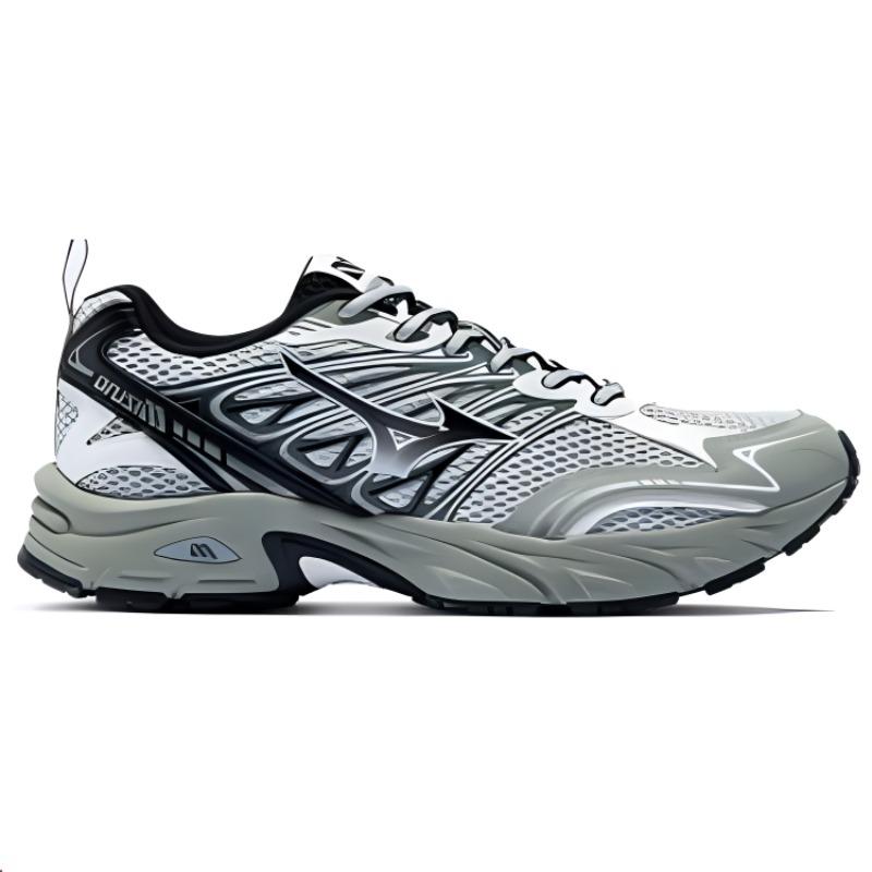 Mizuno LG 2000 Удобные Дышащие Амортизирующие Нескользящие Кроссовки с Низким Верхом Унисекс Светло-Серые Черные Темно-Зеленые D1GH230209