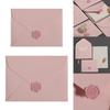 5 Pcs Pink Envelopes Paper Envelopes Romantic Envelopes Invitation Envelopes for Greeting Cards Party Invitations