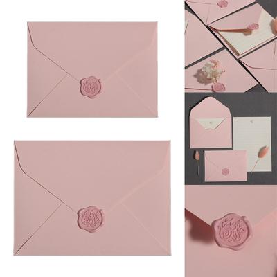 5 шт. Розовые конверты Бумажные конверты Романтические конверты Конверты для приглашений для поздравительных открыток Приглашения на вечеринку