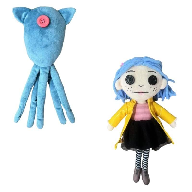 Charming Coraline Squid Plush Doll With Super Soft Pp Cotton Perfect For Collectors
