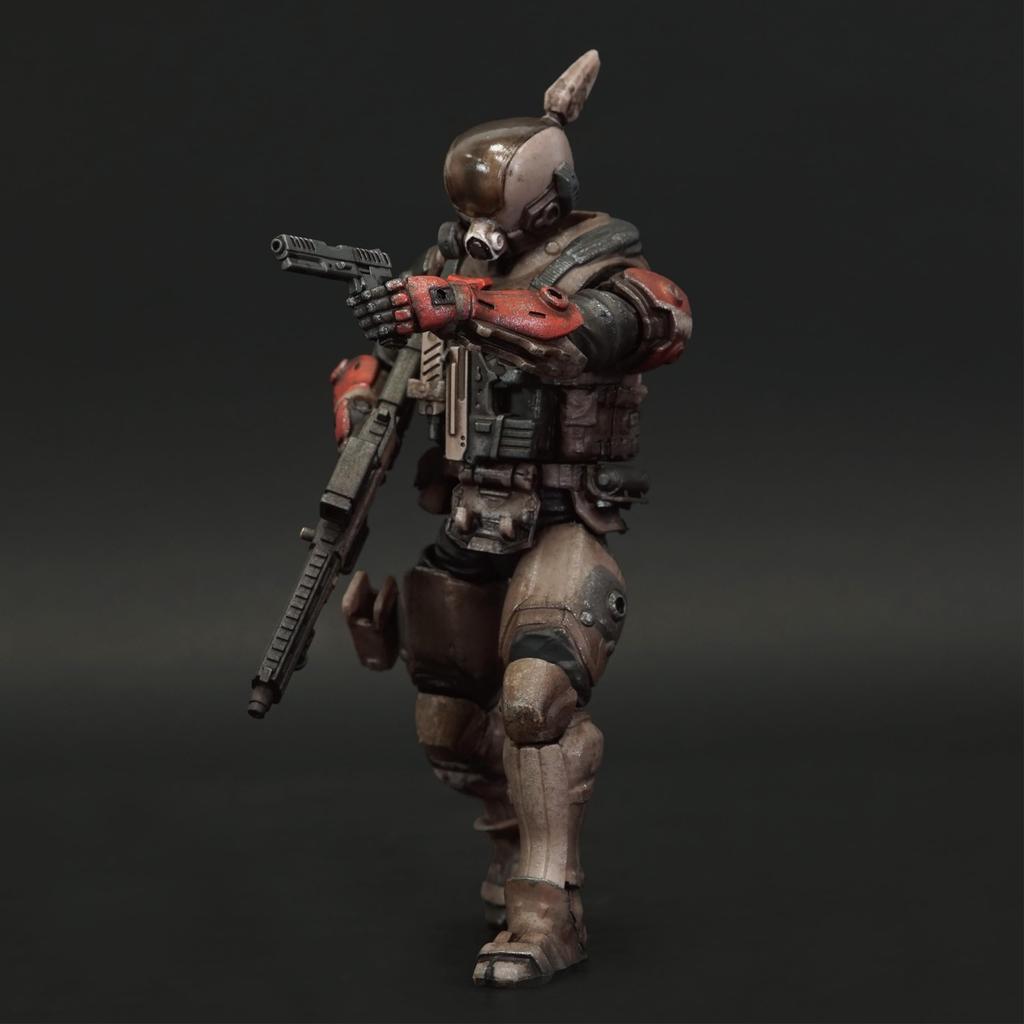 TOYS ALLIANCE LIMITED FAV A109 Red Crow Paratrooper Scale ABS Painted Movable Figure "Acid Rain" 1/18