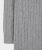 Brooks Brothers [Женское] Вязаное платье из шерсти с косами (серый) (Bbdzwb0002Wef)