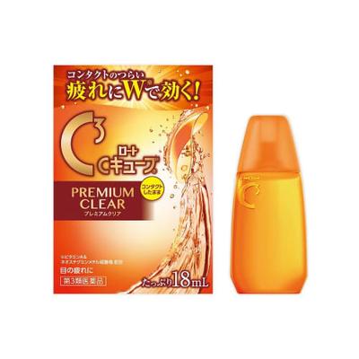 [препарат 3 класса] rohto c cube premium clear 18 мл