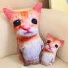 Подушка-игрушка в виде кота, плюшевая кукла-котенок, кукла-кот, компания для детей, успокаивающая кукла