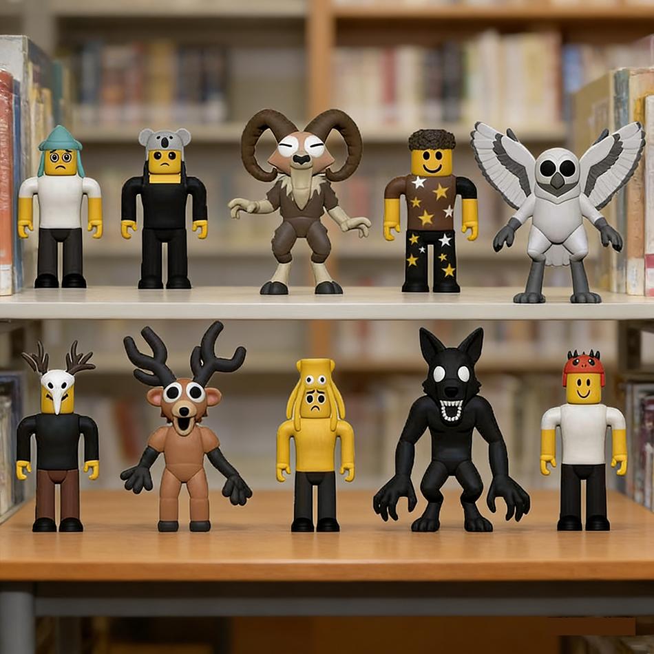 Подарок 1-24 шт. Ночи в Лесу слепой бокс Фигурки Фигурка Сова Коза Волк Олень 99 Ночей в Лесу Фигурка Пластиковая Игрушка Подарок
