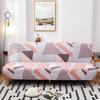 Fashion Geometric Sofa Cover Folding Sofa Bed Armless All-inclusive Anti-dust Lipcover Stretch Elastic Cover Furniture Protector
