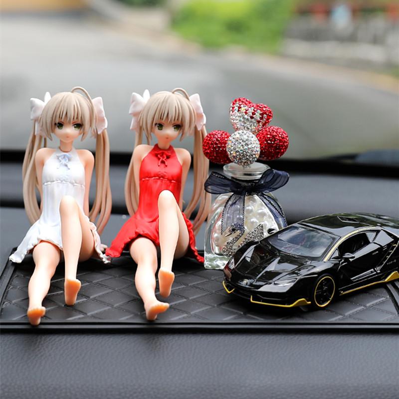 Аниме Фигурка Мультяшная kawaiii Yosuga no Sora Касугано Сора сидячая поза Фигурка Действия Корпус Хост-компьютера Декор автомобильный Орнамент