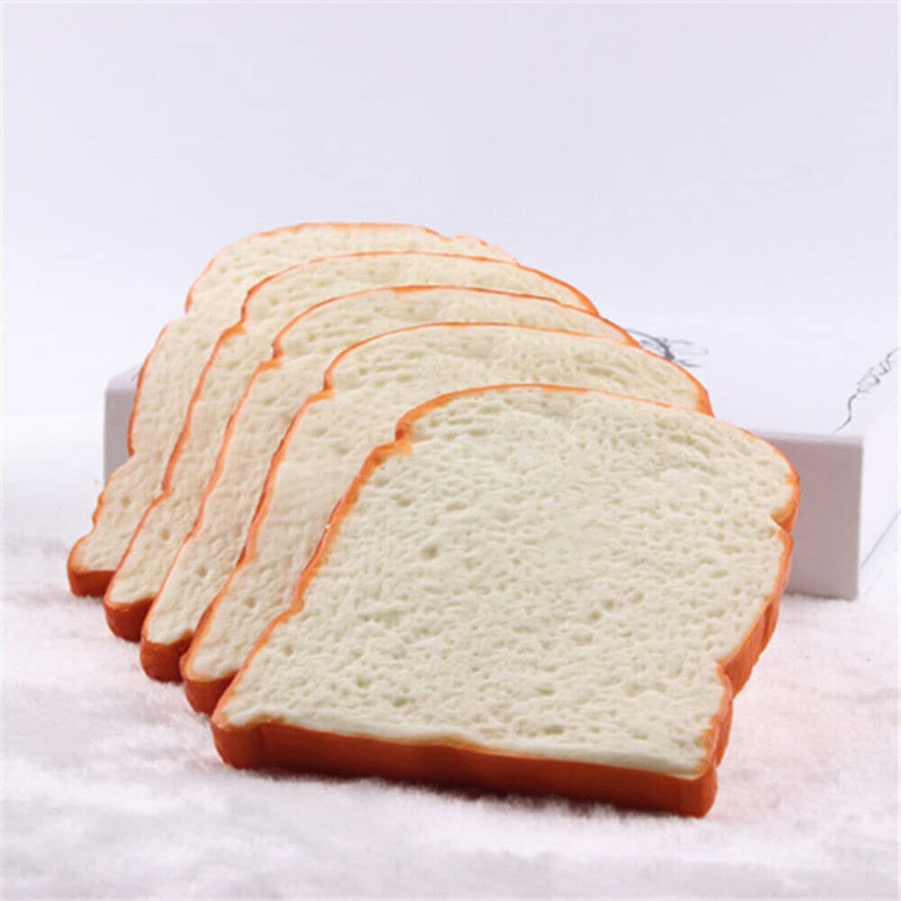 Яркий и София пушистый хлеб образец еды масло ароматный запах хлеб сладости модель конфеты игрушка образец дисплей игровой домик набор из 5 штук 14 см xx (белый