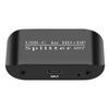 Совместимый HDMI-разветвитель 1 в 2 выхода USB C на HDMI+DP-разветвитель 4K 60 Гц MST SST Высокое качество видео