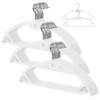 Artifi Set of Hangers with Connecting Hooks for Laundry Hangers for Storage 30-Piece Non-Slip, Non-Marking Suits, Drying, 360-Degree Rotation, Slim,