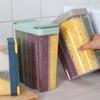 Kitchen Plastic Storage Tank Cereal Dispenser Sealed Jars for Bulk Dry Food Container Organizer Rice Bucket Storage Box with Lid