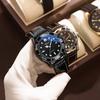Новые роскошные мужские часы топ-бренда с коробкой, автоматический календарь, водонепроницаемые модные деловые мужские механические часы