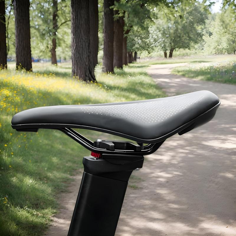 Cycling Saddle Bike Saddle Mountain Cycle Seat For Men Pu Leather Cushion Cover Breathable Cycling Accessories For Mountain Road
