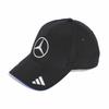 Adidas Mercedes AMG Petronas Formula One Team Kimi Antonelli Cap, V6447, Black (JZ6712), Unisex, Size 60-63cm