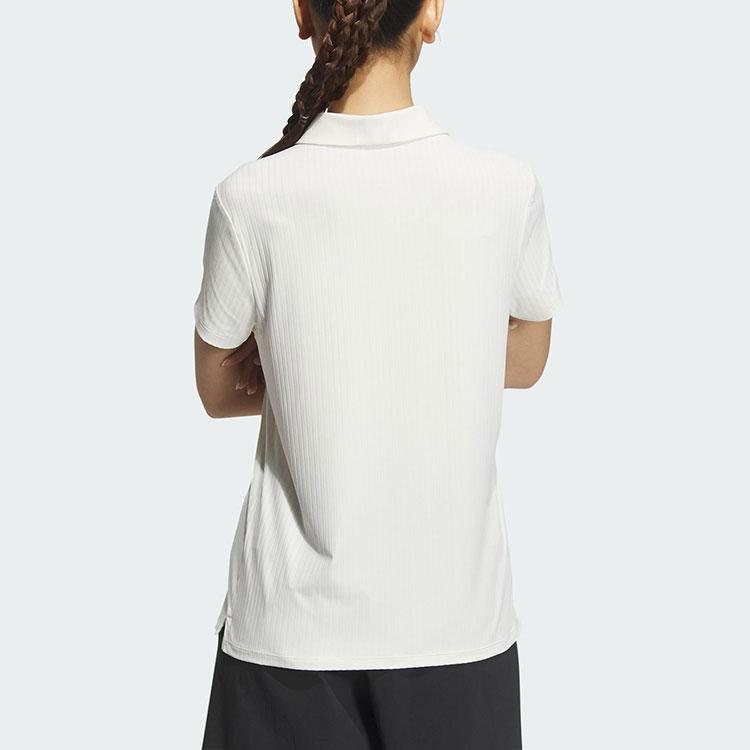 adidas Дышащая рубашка поло прямого кроя Cool Feeling, женские топы, розовый, белый JD5275