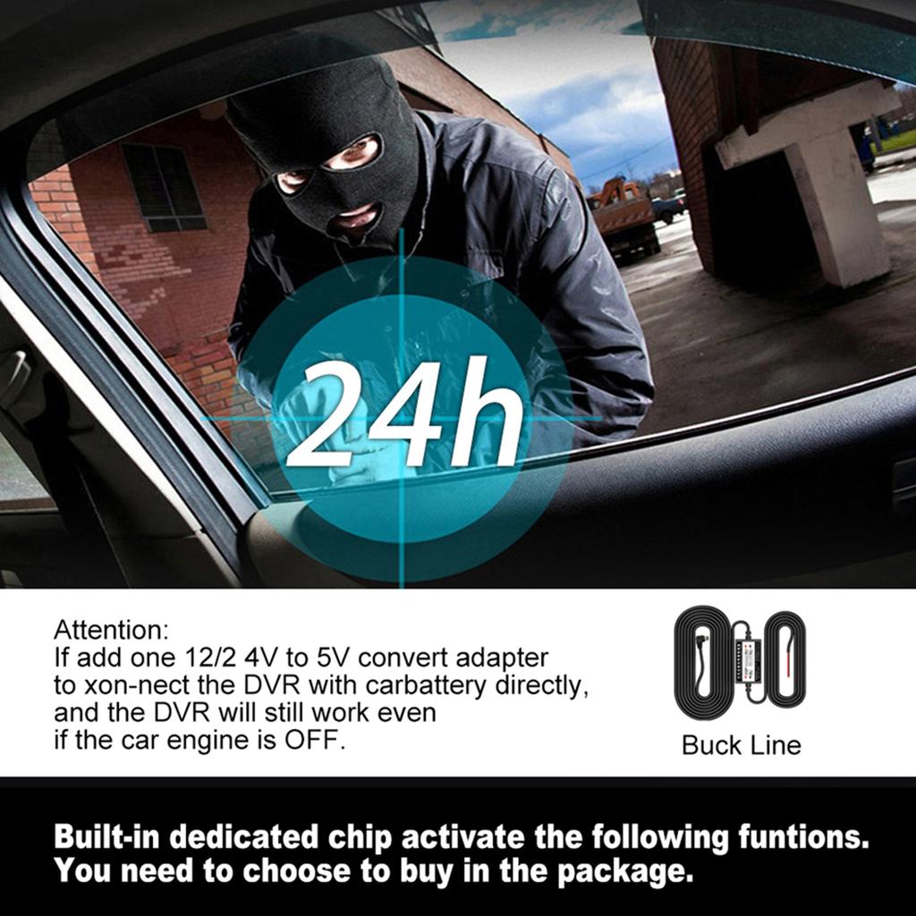 DashCam Передняя, задняя и внутренняя камера Автомобильный видеорегистратор Автомобильный видеорегистратор Lack Ox 1080P NightVision Водительский видеорегистратор