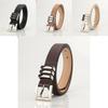 Fashion Faux Leather Belt For Women With Alloy Buckle Versatile For Daywear And Office