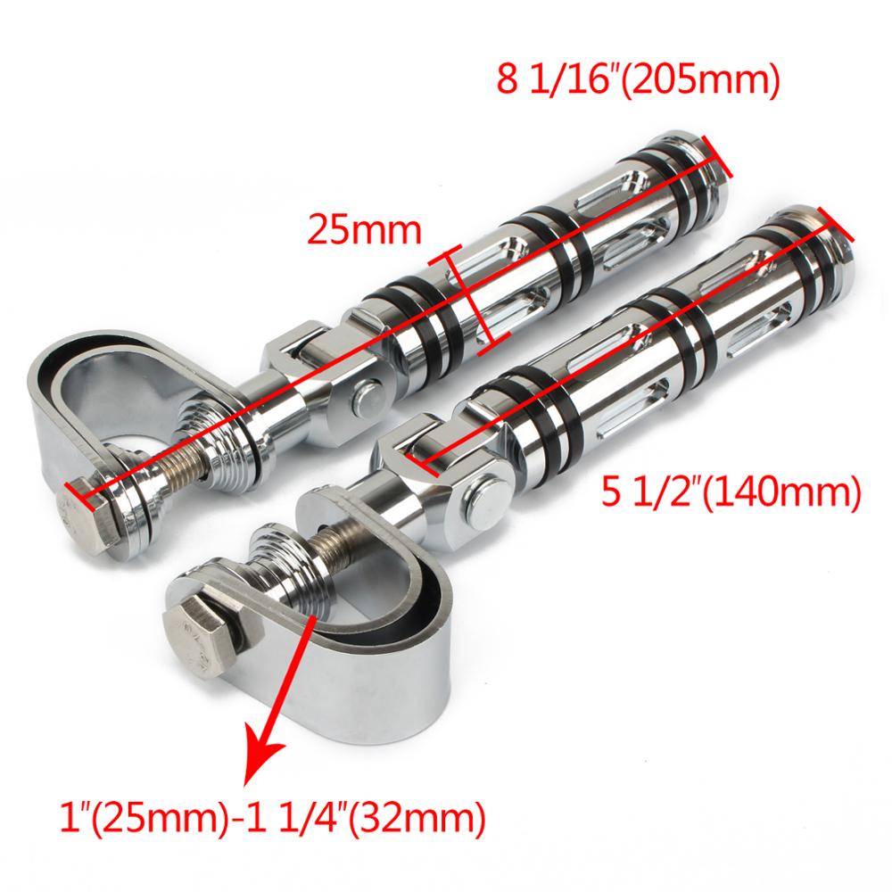 Мотоциклетные шоссейные колышки, педаль, аварийная планка, зажим, крепление, защита двигателя, подножки, подножки для Harley FLH для Honda Yamaha Bolt