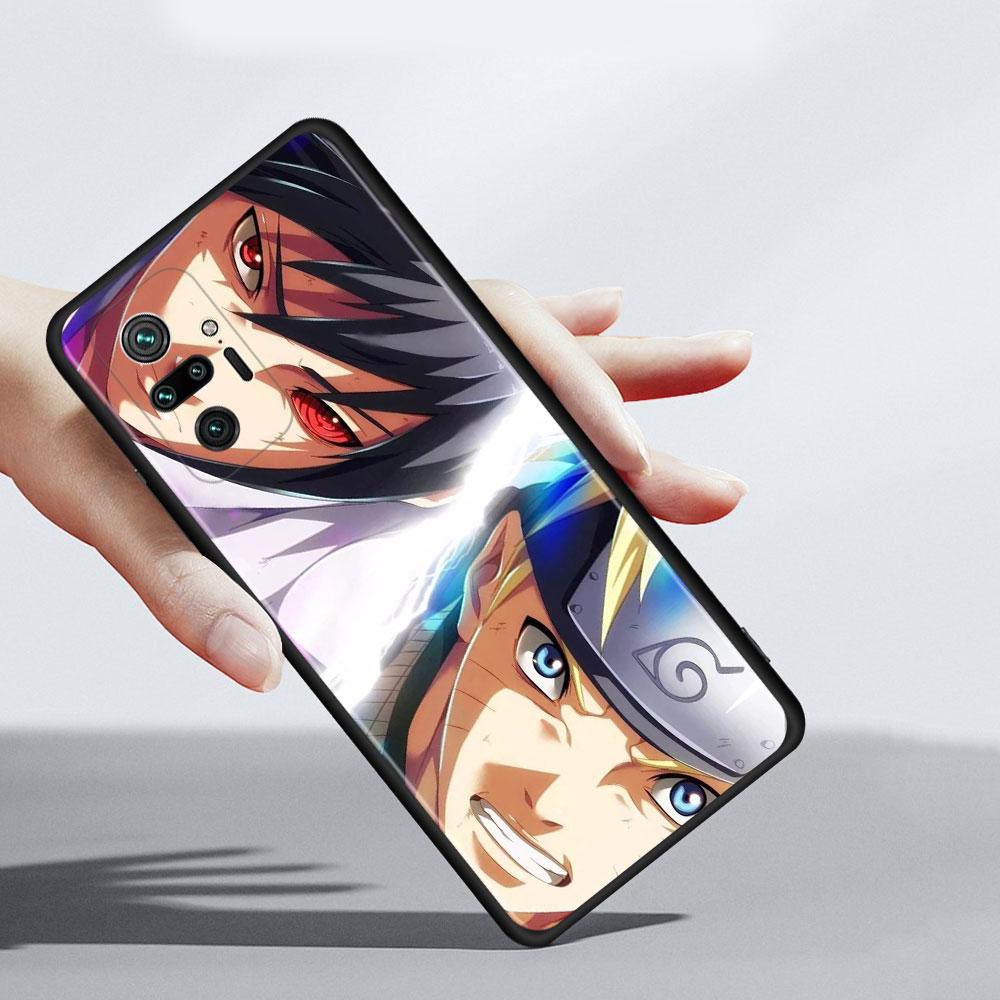 Чехол для телефона Xiaomi Redmi 9 9a 9c 8 k40 Note 9s 9 10 11 8 pro 7 11t 9t 8t, силиконовый чехол аниме Наруто Учиха Саске
