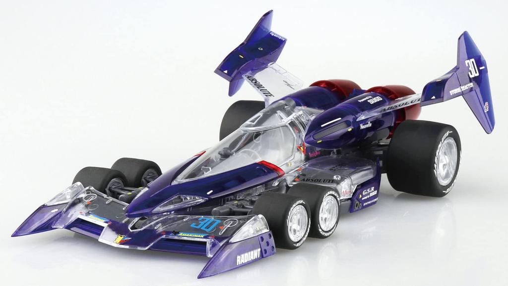 Aoshima Bunka Kyozai Cyber Formula SP Super Asurada 01 Прозрачная шкала Пластиковая модель Литье Цвет Вер. 1/24 (Чистый цвет)
