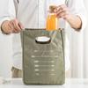 Japanese Canvas Insulation Lunch Bag Large Capacity Portable Picnic Thermal Tote Bento Box Cooler Bag Food Storage Container