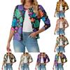 Women's Fashionable, Casual, Comfortable Halloween Print Cardigan Jacket