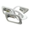 Inner Door Handle Frame Bowl Cover Trim Shell Accessories Decoration Silver 2016 4pcs Matte for Citroen C4 ABS