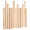 824803 vidaXL Wall-mounted Headboard 82.5x3x80 Cm Solid Pine Wood