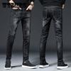 Men Straight Pants Classic Jeans Fashion High Waist Slim Stretch Male Denim Pants Men Jeans