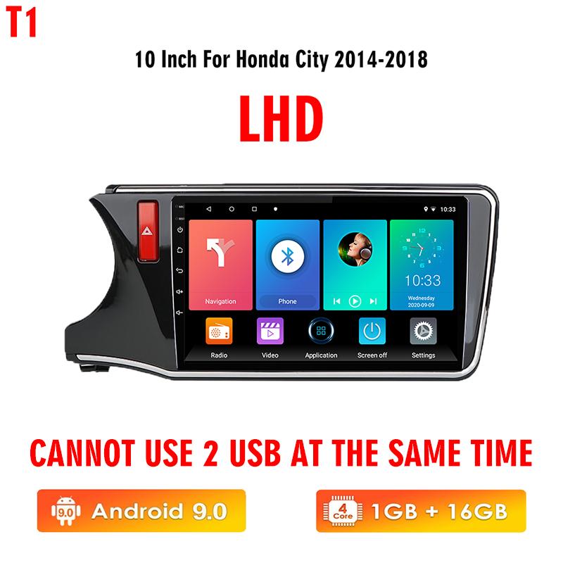 icreative Для Honda City 2014 2015 2016 2017 2018 Автомобильное радио Мультимедиа Blu-ray QLED навигатор Авто GPS без 2 Din DVD