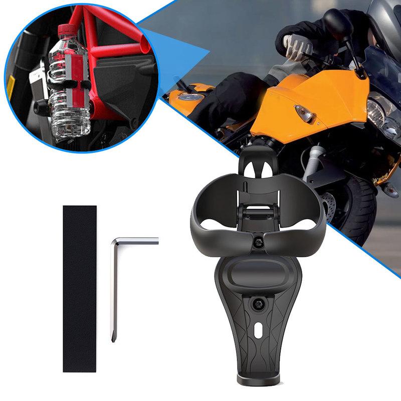 Foldable Motorcycle Beverage Cup Holder Motorbike Bicycle Handlebar Mount Drink Water Bottle Cup Holder Motorcycle Accessories