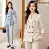 Women's Professional Suit Set: High-End Black Formal Wear for Interviews and Office