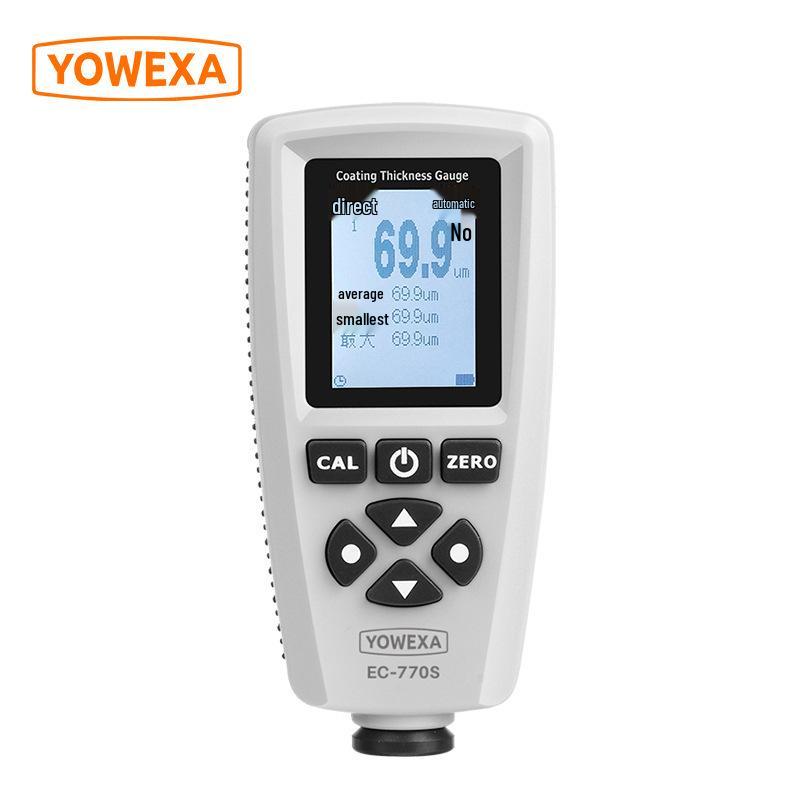 Yuwen EC-770S Coating Thickness Gauge - Galvanized, Oxide, Paint Film Dry Thickness Tester