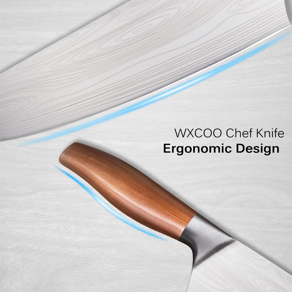 Нож шеф-повара, кухонный нож из нержавеющей стали, японский нож-тесак, нож для нарезки мяса, рыбы, нож мясника, кухонные инструменты