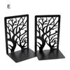 Stationery Desk Organizer Iron Art Non-Slip Book Stand Bookends Book Holder Book Support Shelf