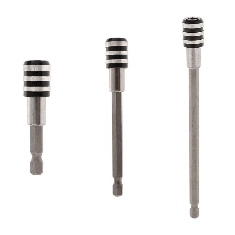 Шестигранный держатель магнитных бит для отвертки с хвостовиком 1/4 дюйма, удлинитель для ручного привода