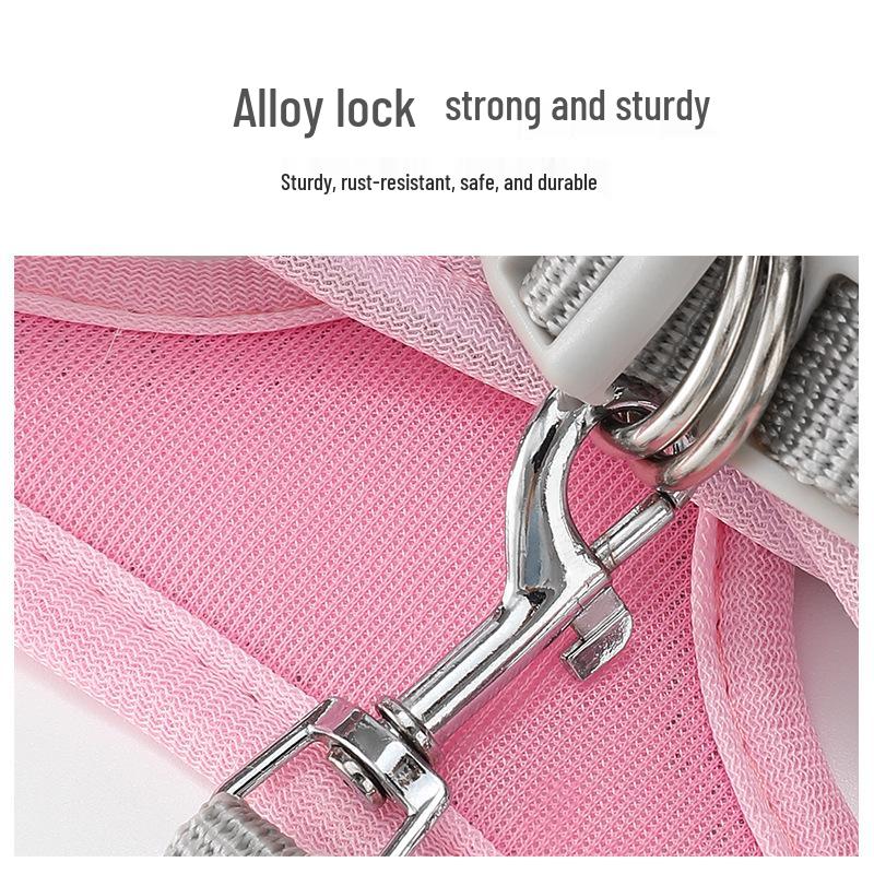 Прочный нейлоновый комплект шлейки и поводка для крупных собак и кошек