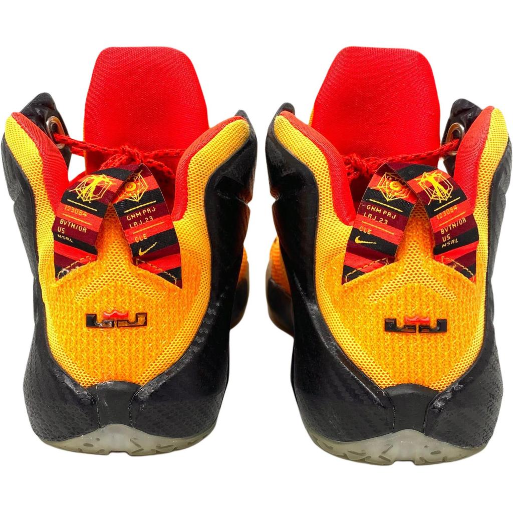 Nike Кроссовки для баскетбола Lebron 12, устойчивые к скольжению и истиранию, средней высоты, для детей, 685181-830