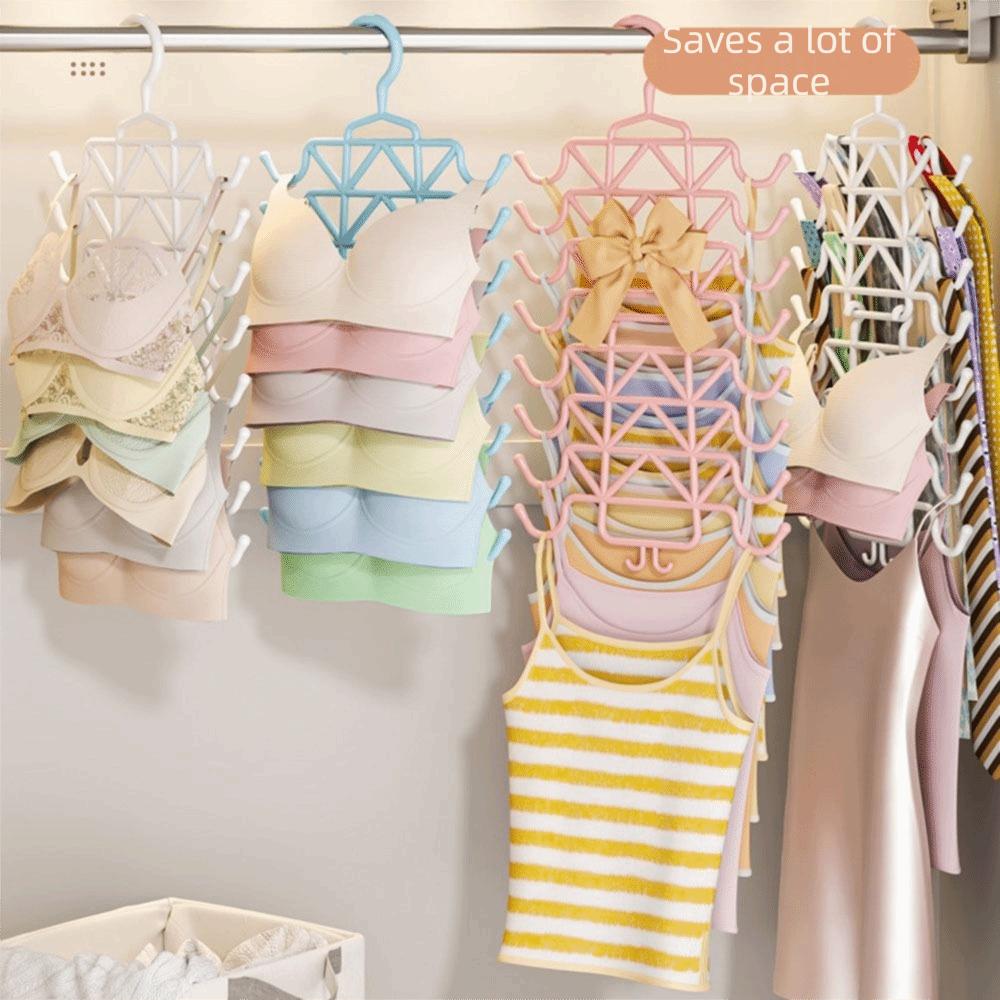 Multi-Layer Underwear Hanger Sturdy Scarf Rack Traceless Bra Hanger Home Storage