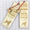 Parson Russell Terrier – Dog bookmark, personalized bookmark – Design 01 | Art-Dog